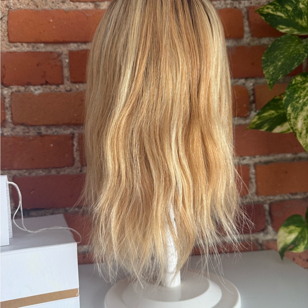 SAVOIR FAIRE Remy Human Hair Wig RAQUEL WELCH HandTied+Lace SS14/88 Golden Wheat - Picture 2 of 12